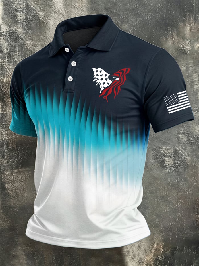 Men's America Anniversary Short-Sleeve Polo Shirt