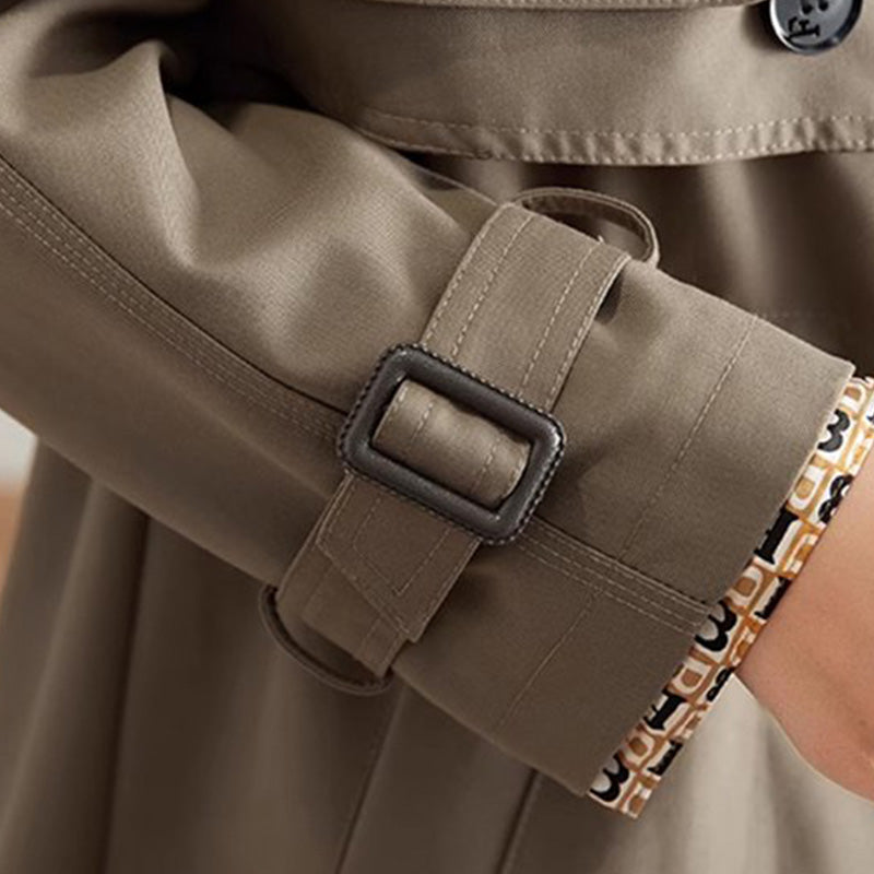 Women's Slimming Mid-Length Reversible Trench Coat