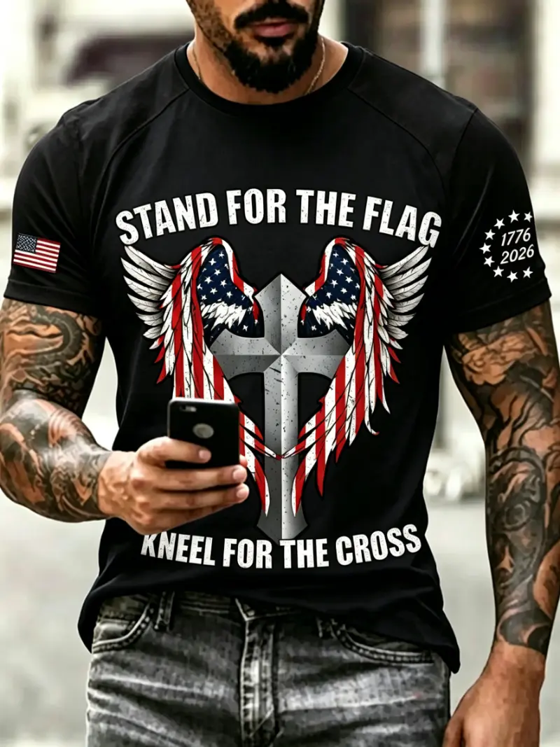 Men's Patriotic Short Sleeve T-Shirt