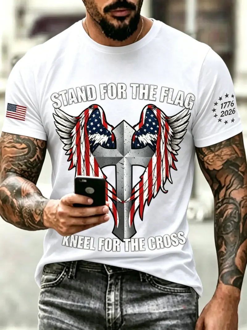 Men's Patriotic Short Sleeve T-Shirt