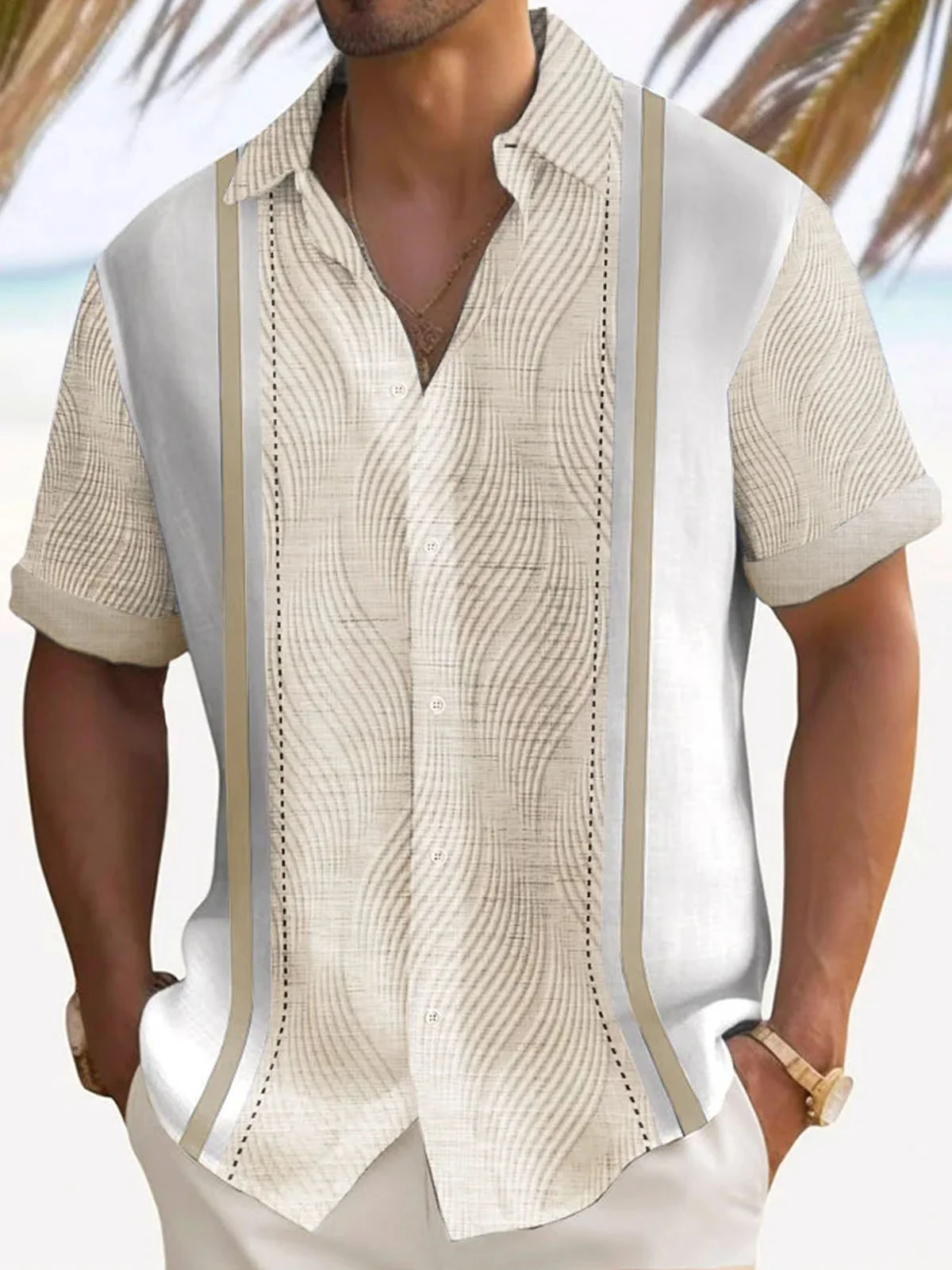 Cargks®Retro Men's Button Pocket Short Sleeve Shirt