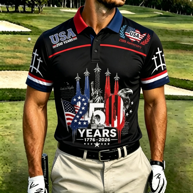Men's 250th Anniversary Commemorative Performance Golf Polo