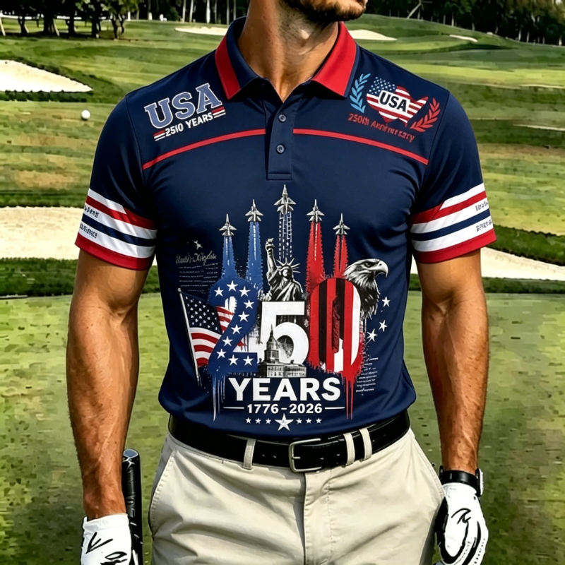 Men's 250th Anniversary Commemorative Performance Golf Polo