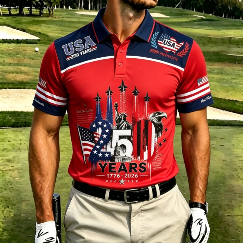Men's 250th Anniversary Commemorative Performance Golf Polo