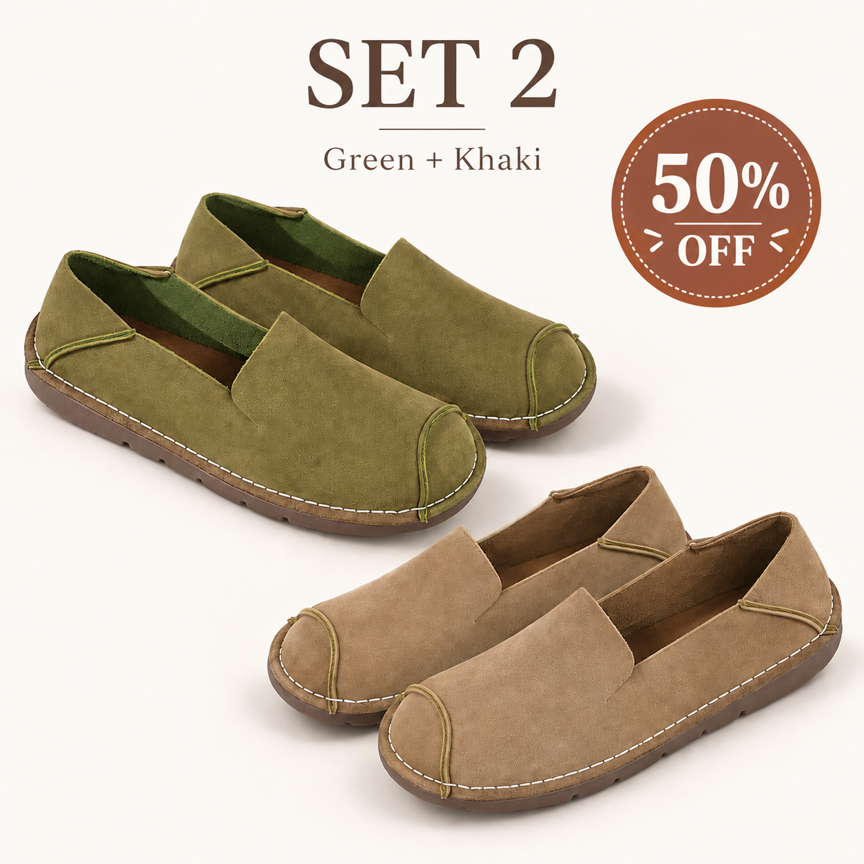 💥 Mega Sale - 50% OFF Best Sellers Today Only! 💥Women’s Wide Fit Comfort Slip-On Shoes