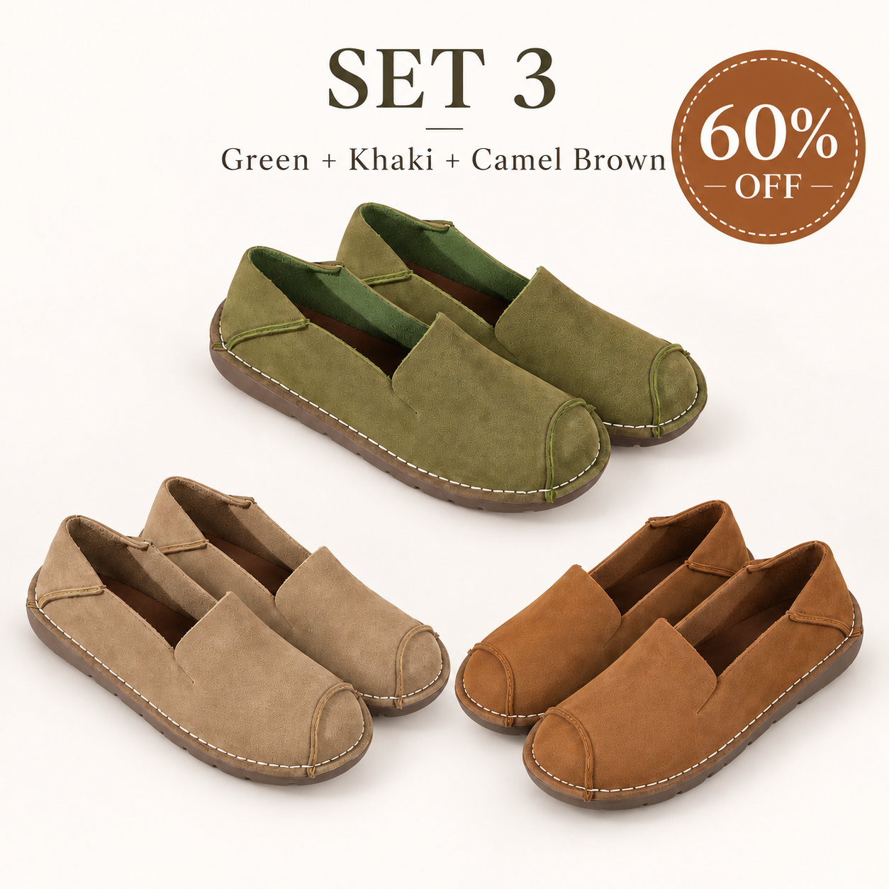 💥 Mega Sale - 50% OFF Best Sellers Today Only! 💥Women’s Wide Fit Comfort Slip-On Shoes
