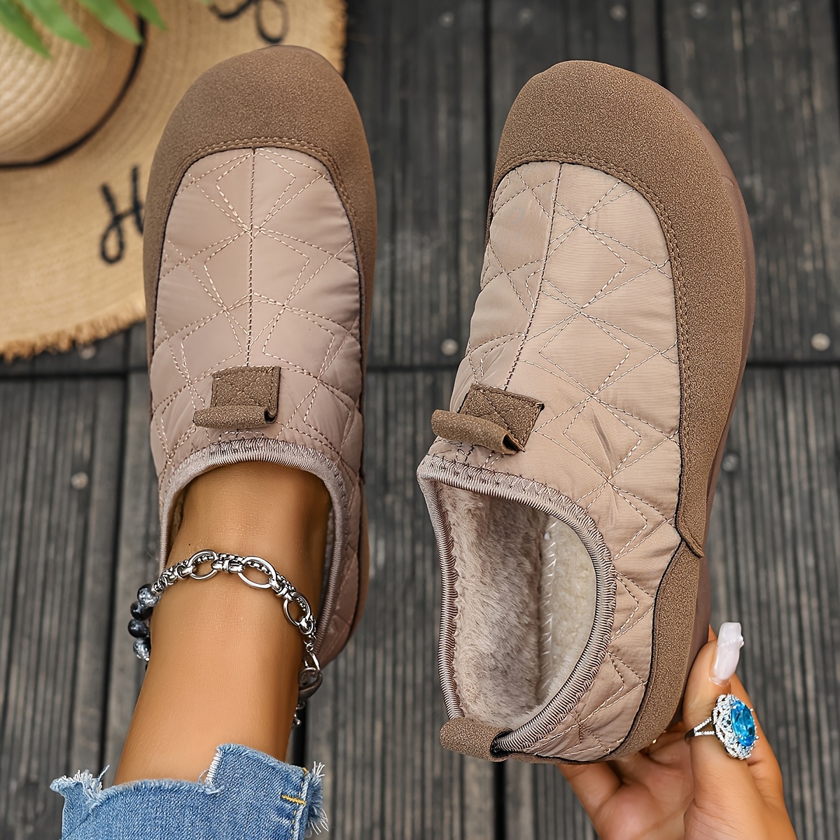 Women’s Comfort Wedge Shoes – Casual Slip-On Walking Shoes