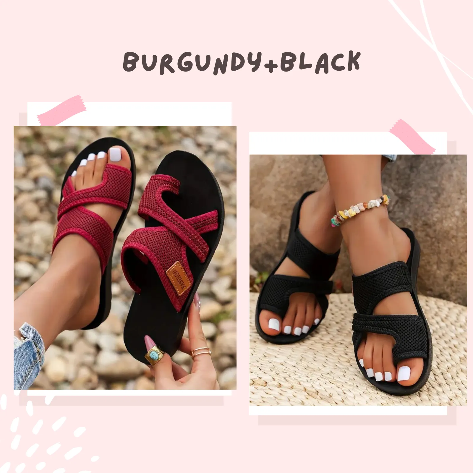 Brahusd💥Big Summer Sale - 70% OFF💥 Breathable Mesh Slide Sandals for Women
