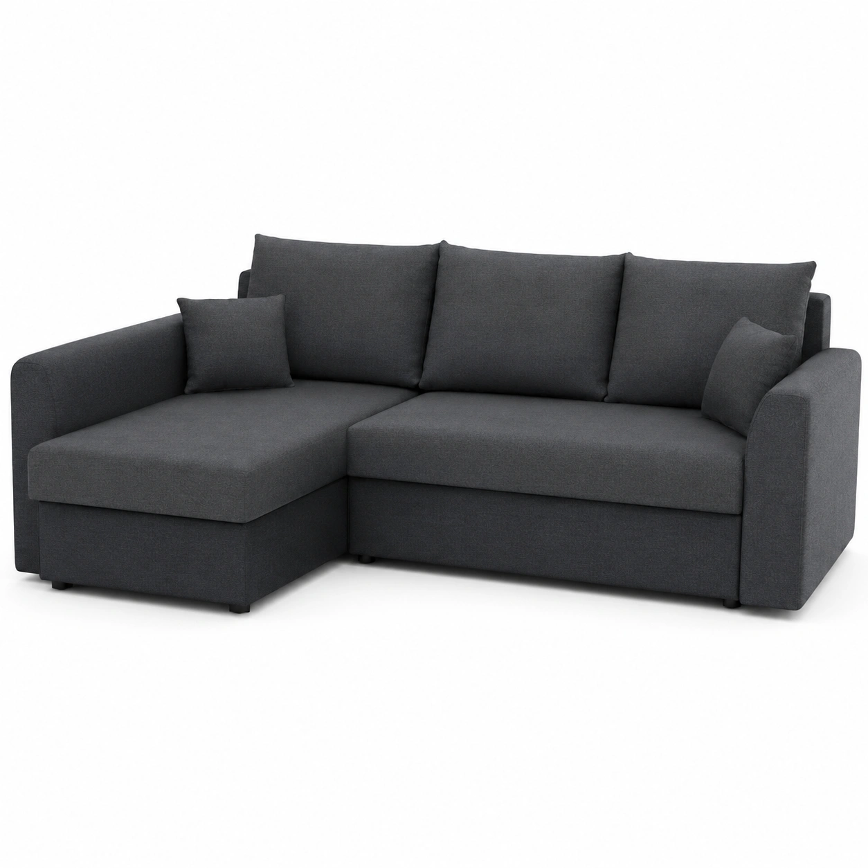 Moderne Ecksofa Paul mit Bettkasten und Schlaffution, 240 cm x 140 cm x 85 cm-HomveraLiving