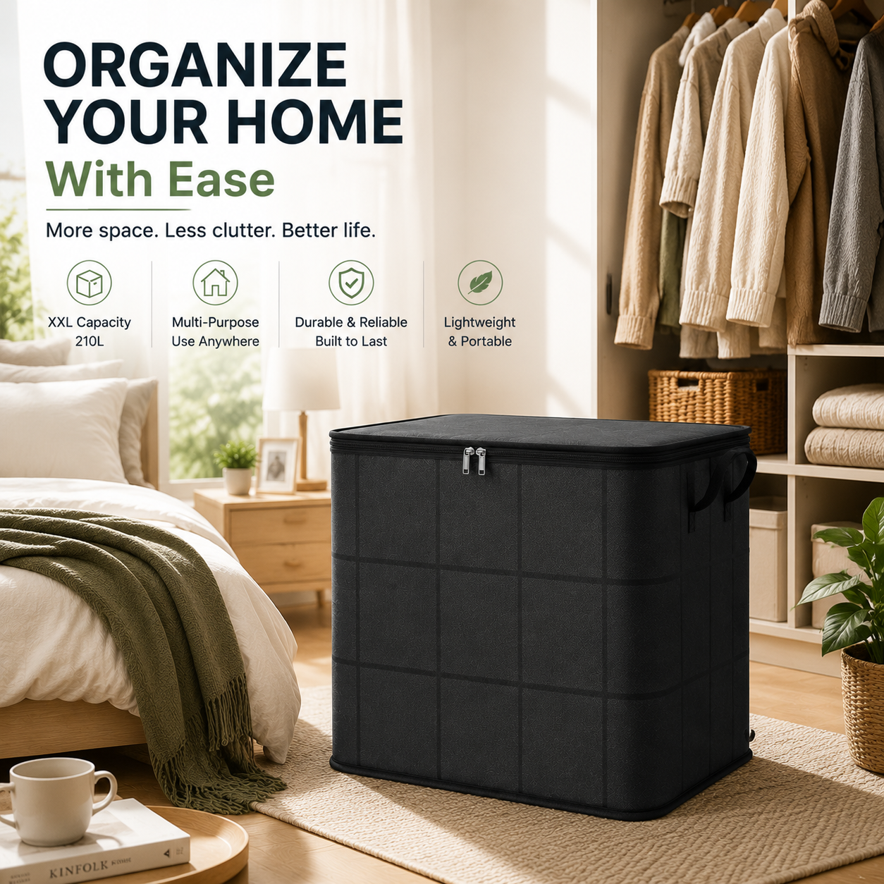 moving day storage bag with strong handles