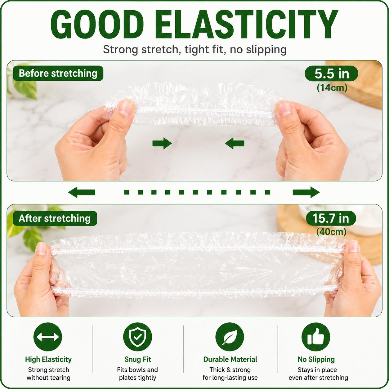 100PCS Disposable Stretch Food Covers, Elastic Kitchen Bowl & Plate Lids, Plastic Wrap Alternative for Food Storage & Leftovers Preservation 100PCS Disposable Stretch Food Covers, Elastic Kitchen Bowl & Plate Lids, Plastic Wrap Alternative for Food Storage & Leftovers Preservation