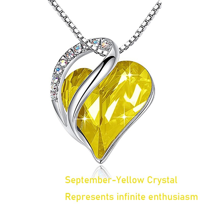 December Birthstone Heart Necklace 💎💖