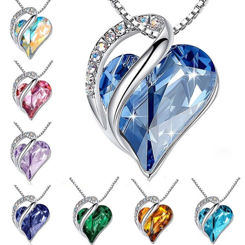 December Birthstone Heart Necklace 💎💖