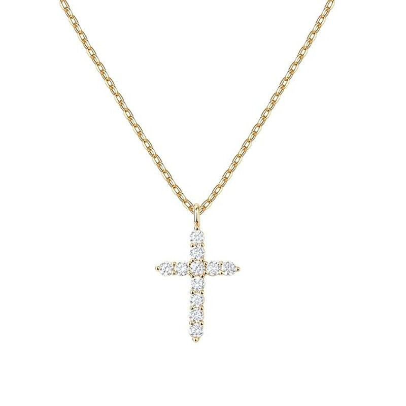 Crystal‑studded Cross✝️