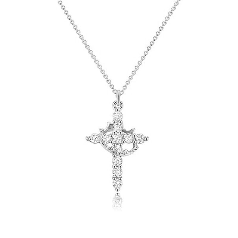 Crystal‑studded Cross✝️