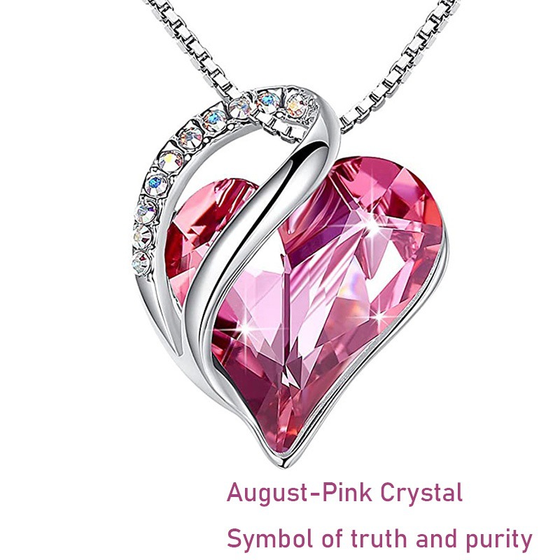 December Birthstone Heart Necklace 💎💖