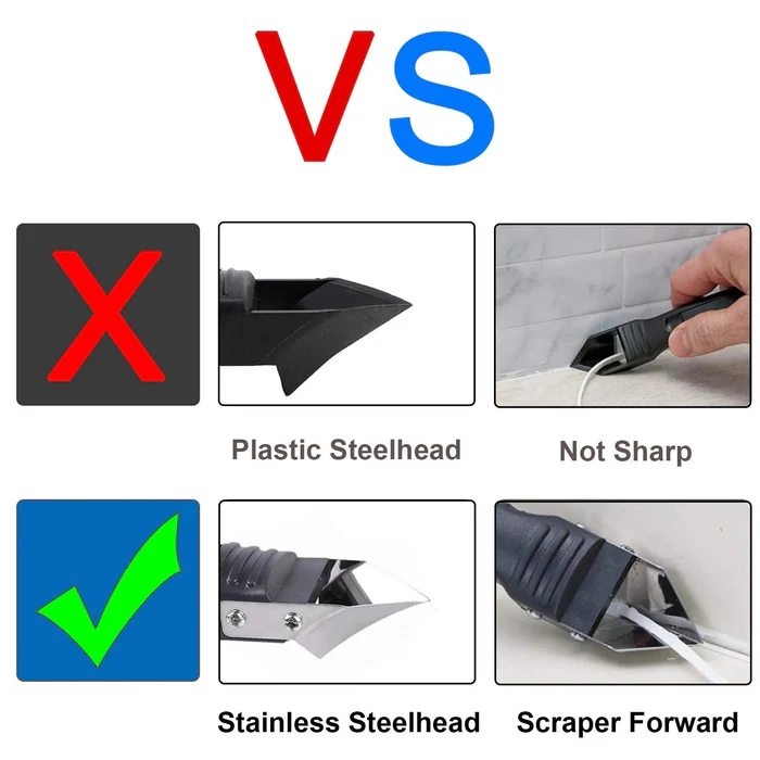 🔥🔥🔥Multifunctional Caulking Tool – Sealant Scraper, Grout Finishing & Removal Tool