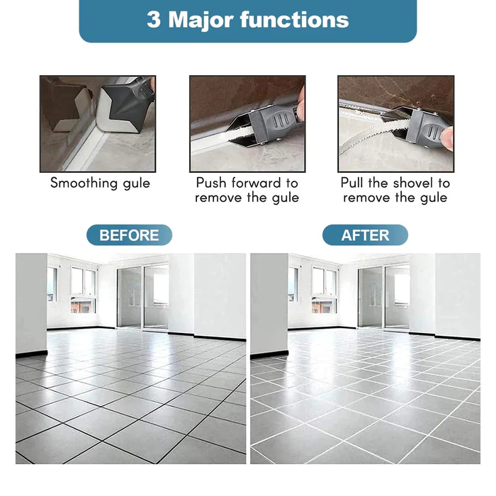 🔥🔥🔥Multifunctional Caulking Tool – Sealant Scraper, Grout Finishing & Removal Tool
