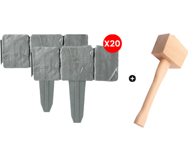 🔥 Hot sale 50% OFF🔥Imitation Stone Garden Fence
