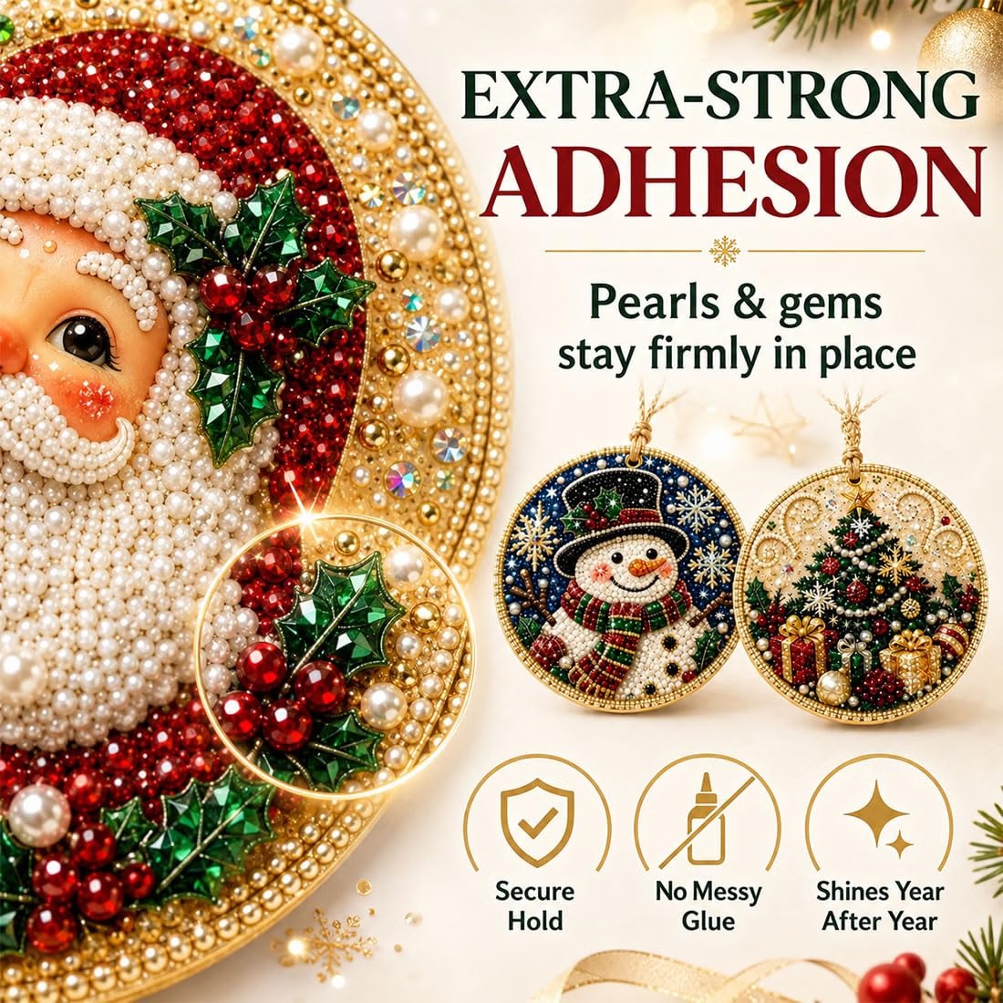 Christmas DIY Diamond Painting Ornaments