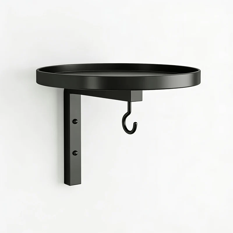 Wall-Mounted Bird Bath with Hanging Hook – Space-Saving Garden Decor 🐦🌿