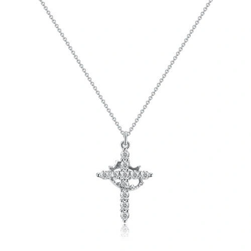 ✝️ Wear Your Faith Every Day — Cross & Crown Necklace