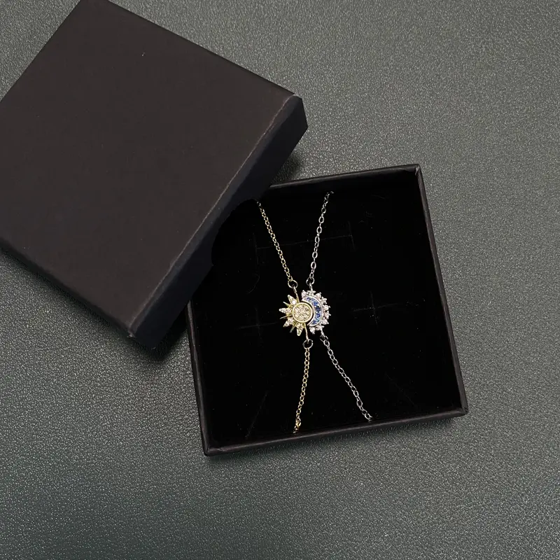Sun & Moon Matching Bracelet Set – Meaningful Friendship & Couple Gift Jewelry