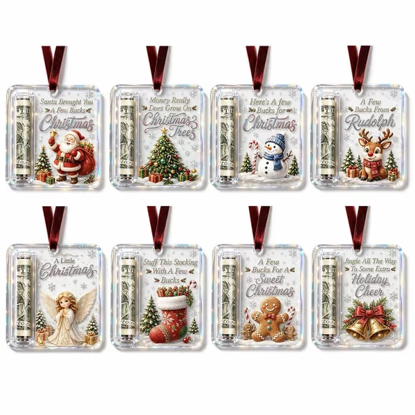 🎄 Christmas Cash Gift Ornament — Turn Cash Into A Christmas Surprise 🎁