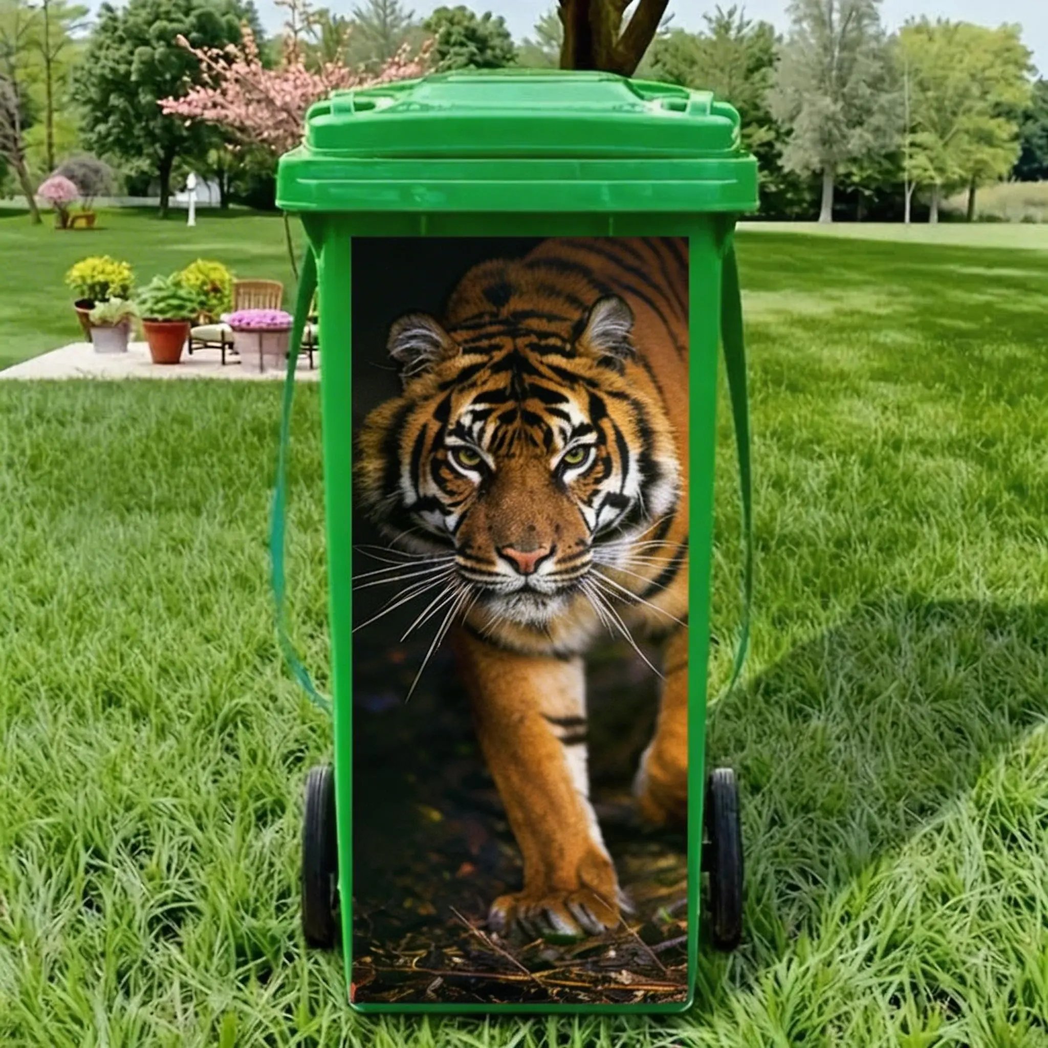 ✨ Colorful Cartoon Trash Can Stickers