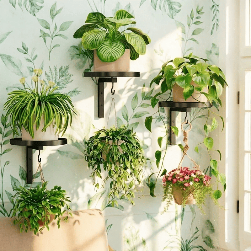 Wall-Mounted Bird Bath with Hanging Hook – Space-Saving Garden Decor 🐦🌿