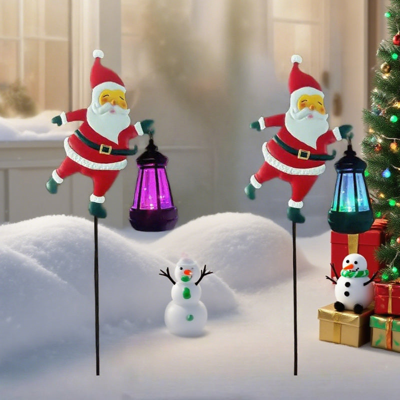 🎅 Solar lamp "Santa Claus" - Magical light fills the garden with festive glow. ✨