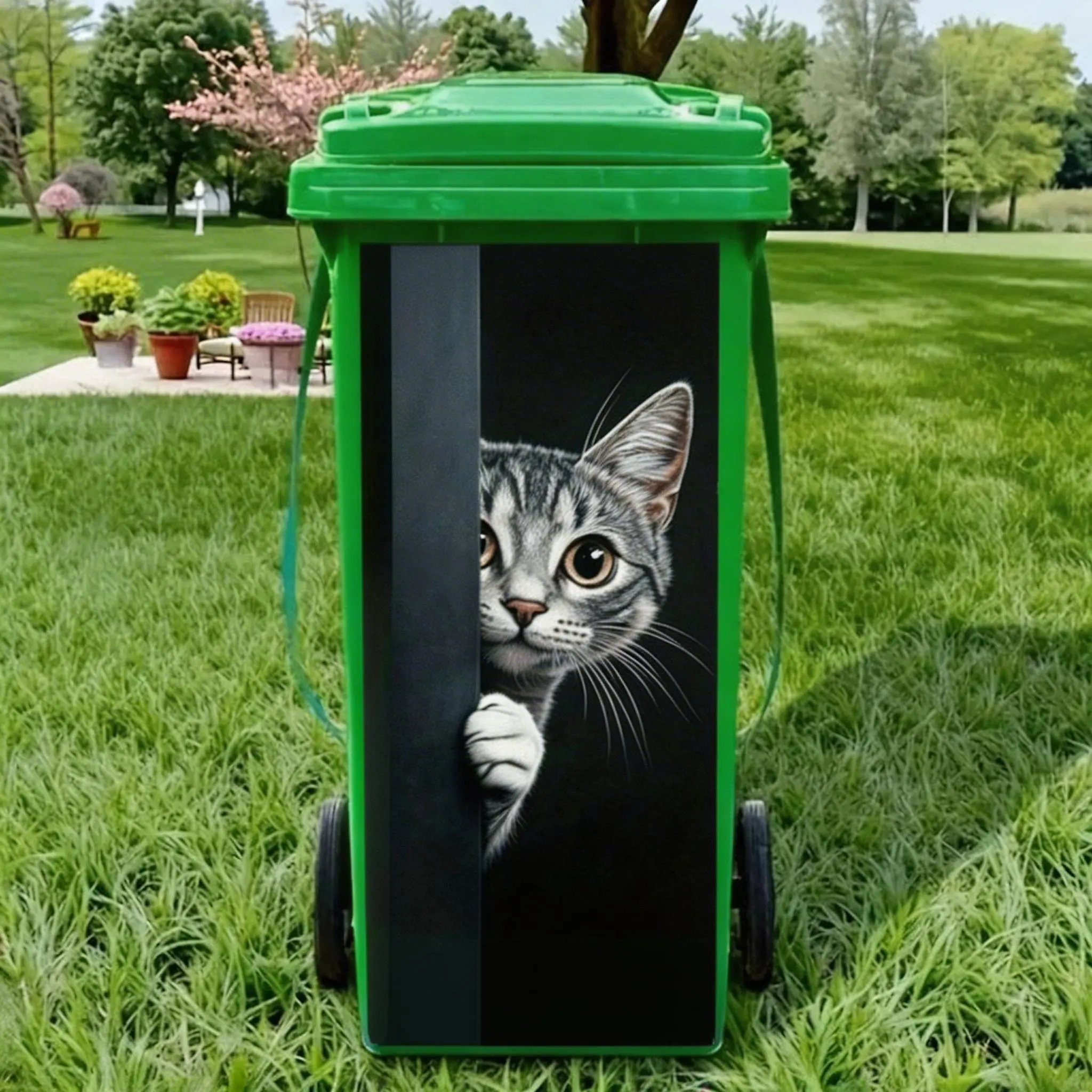 ✨ Colorful Cartoon Trash Can Stickers