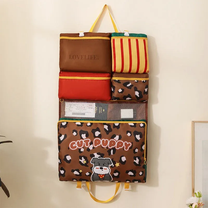 ✈️ Foldable Hanging Travel Organizer Bag – Keep Your Suitcase Neat & Organized