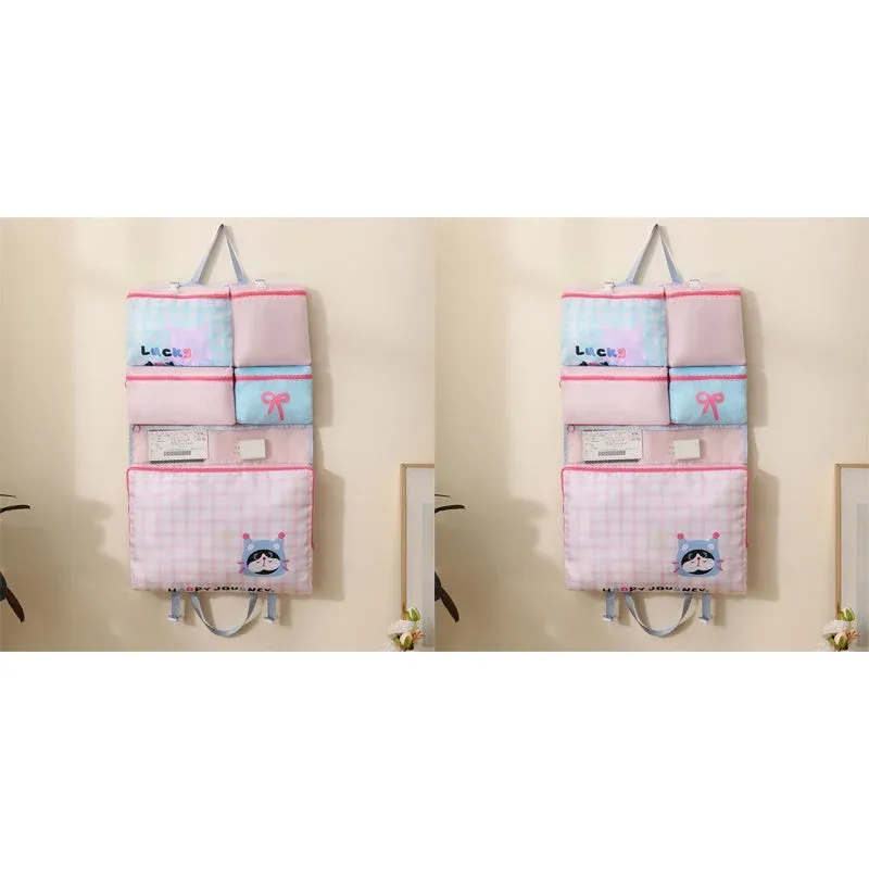 ✈️ Foldable Hanging Travel Organizer Bag – Keep Your Suitcase Neat & Organized