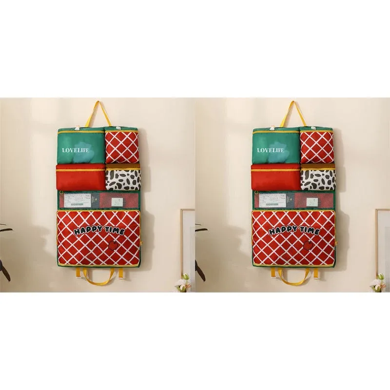 ✈️ Foldable Hanging Travel Organizer Bag – Keep Your Suitcase Neat & Organized