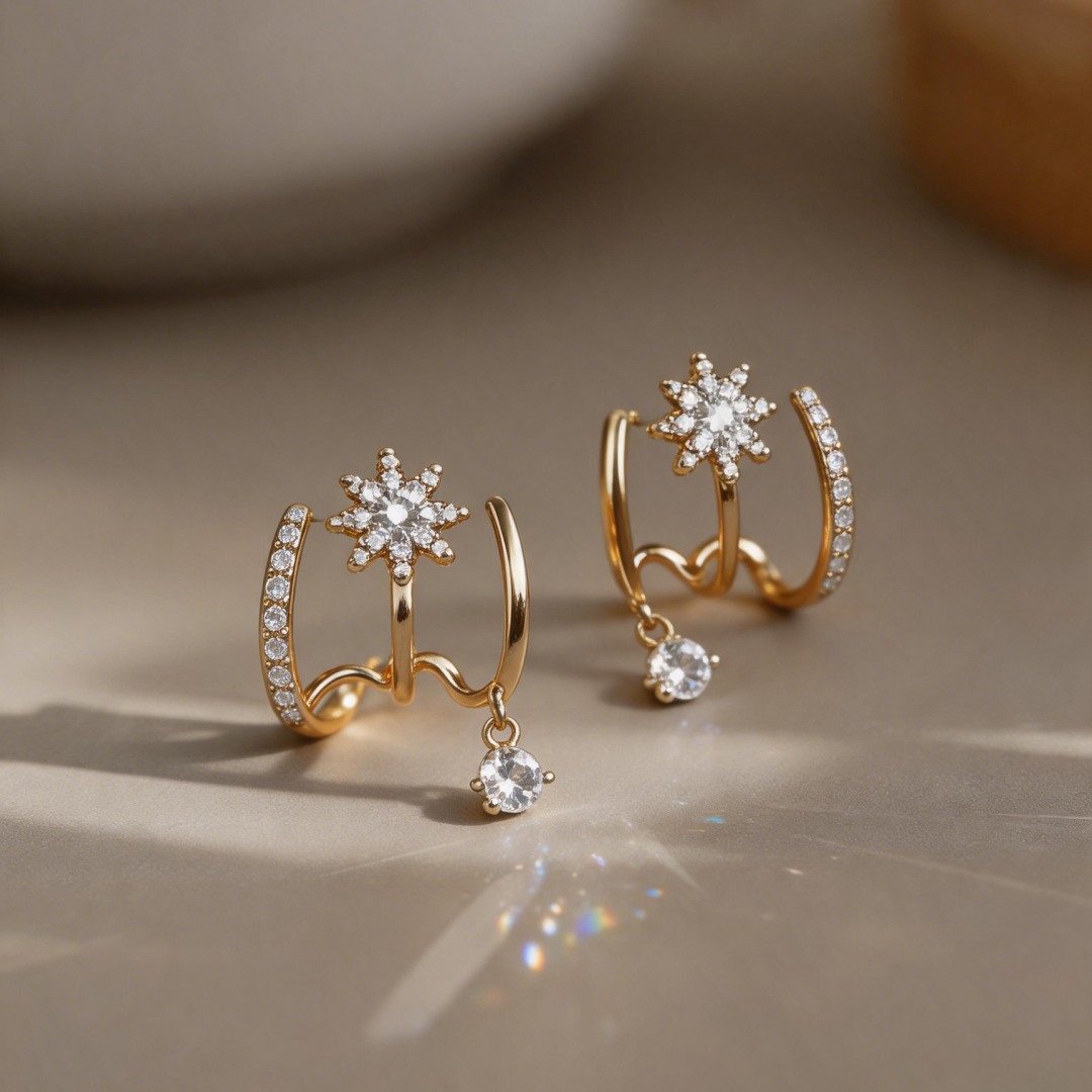 ✨ Timeless 24K Gold Plated Earrings – Effortless Elegance for Every Day