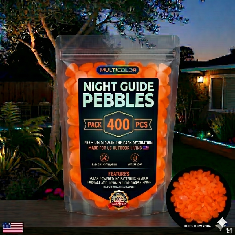 💥Hot selling products💥🌈Colorful Glow-in-the-Dark Garden Stones