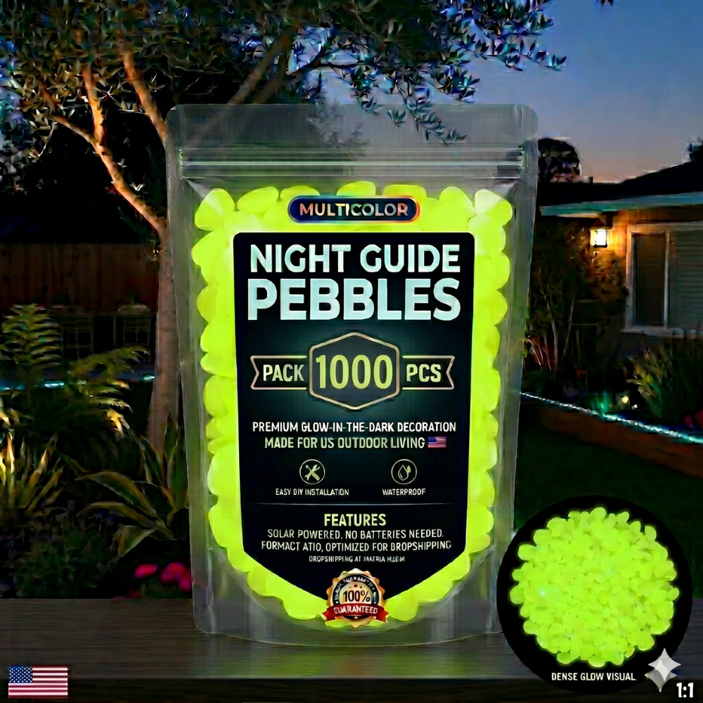 💥Hot selling products💥🌈Colorful Glow-in-the-Dark Garden Stones