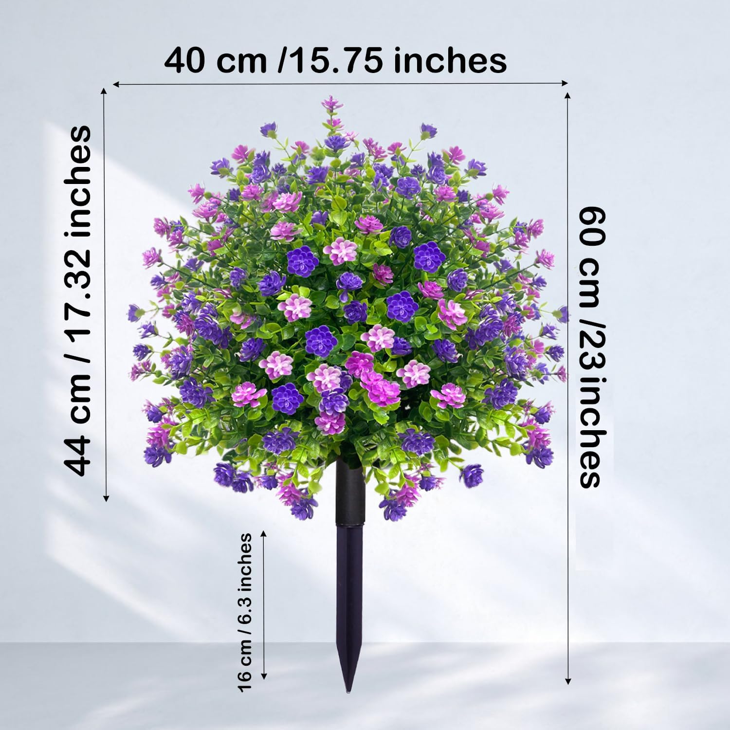 🌺 Lifelike Camellia Potted Trees with Ground Stakes – UV-Resistant Indoor & Outdoor Décor