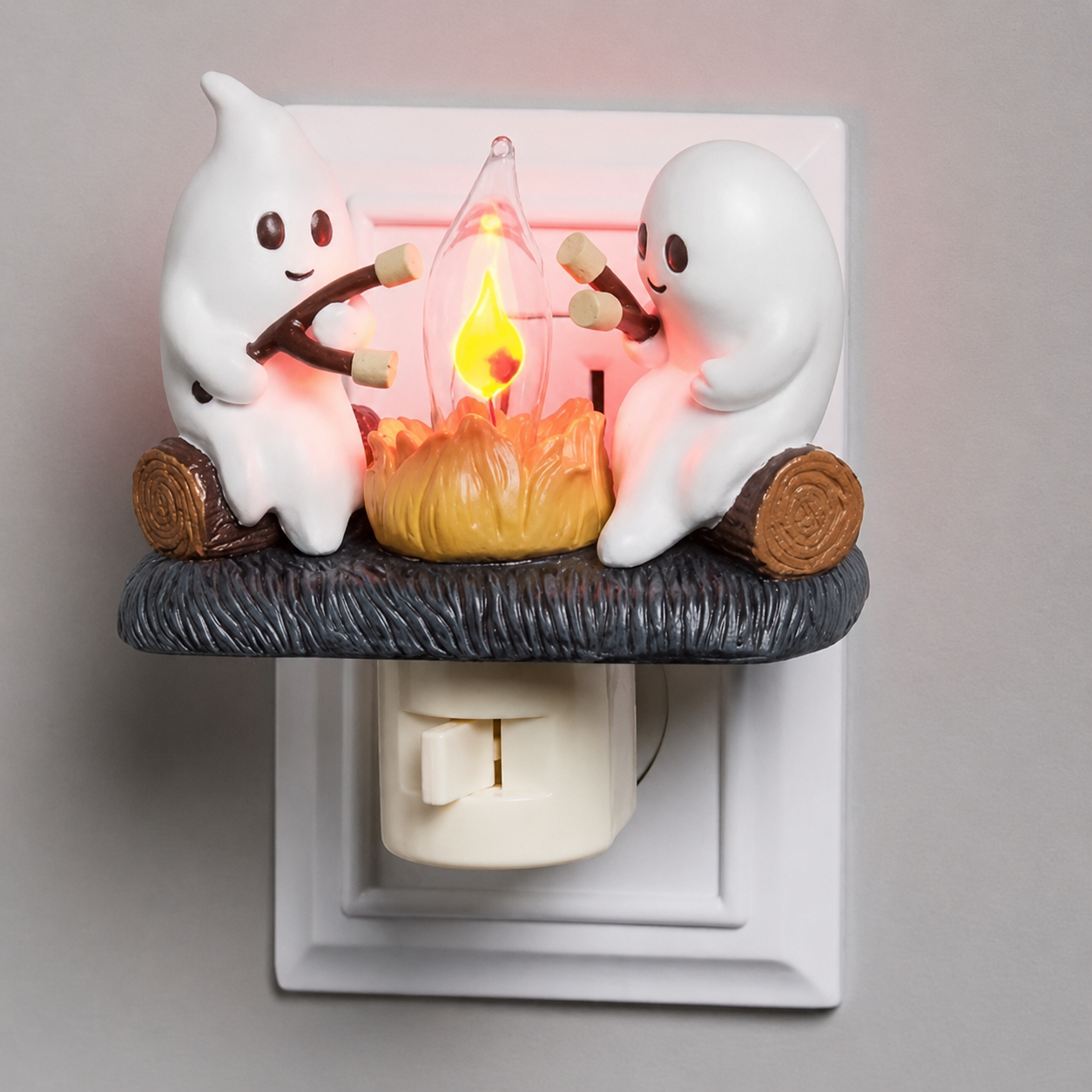 🎃Spooky and Cute Bonfire Ghost Night Light👻🔥