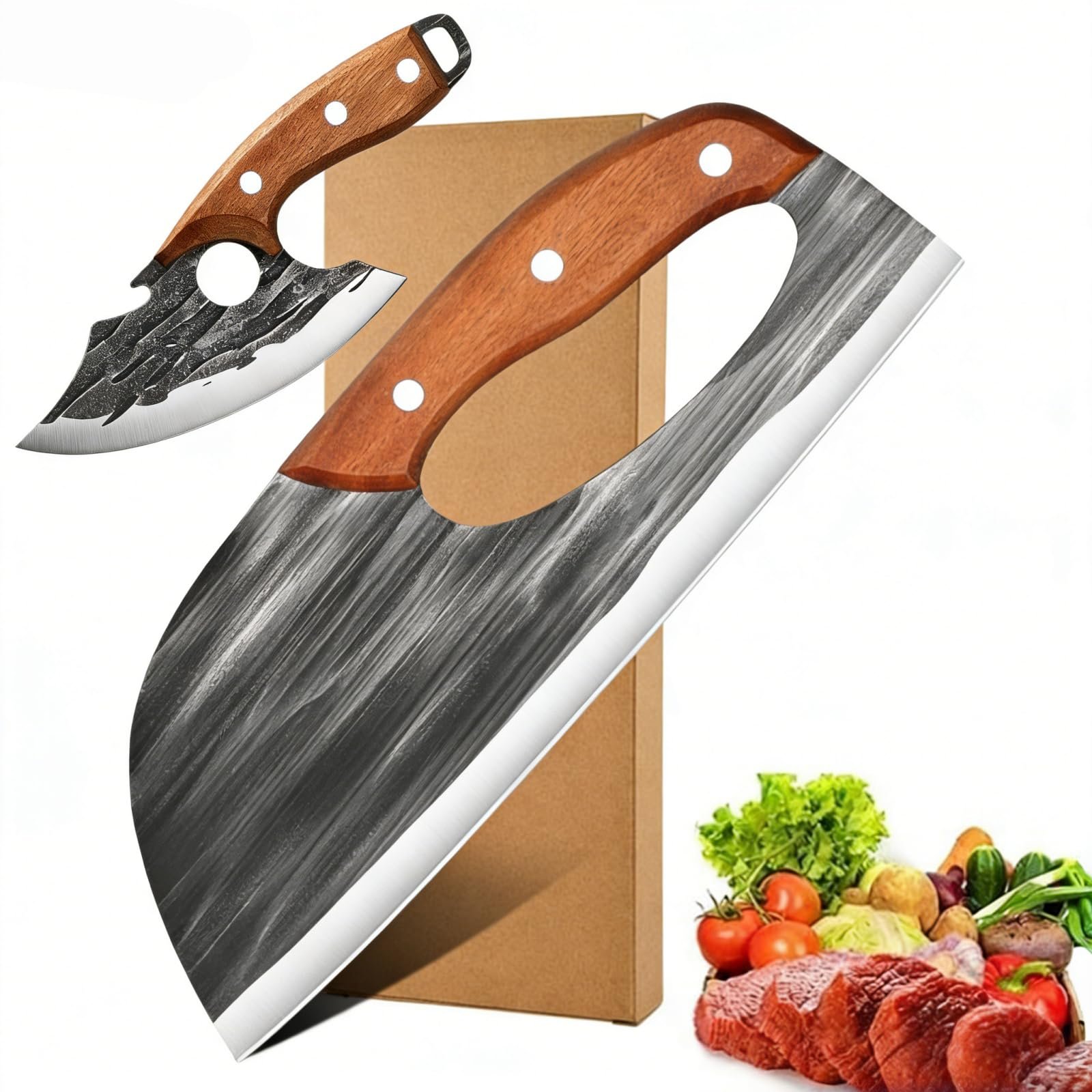 🔪 Hand-Forged Kitchen Knife Set ✨ 🧑‍🍳 Razor-Sharp • Premium Craftsmanship • Durable High-Carbon Steel • Built for Every Kitchen 🍽️