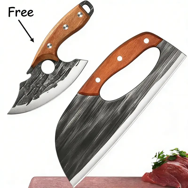🔪 Hand-Forged Kitchen Knife Set ✨ 🧑‍🍳 Razor-Sharp • Premium Craftsmanship • Durable High-Carbon Steel • Built for Every Kitchen 🍽️