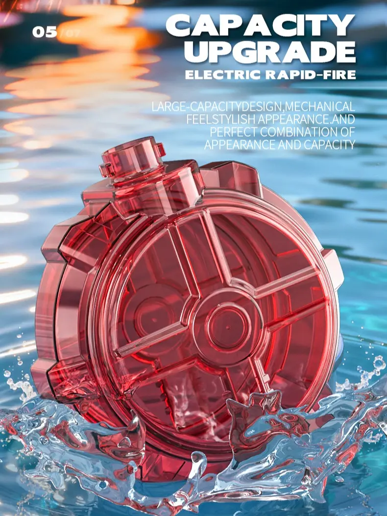 🔫 Ultimate Battle Electric Water Blaster – Long-Range Action with 320cc Power Tank (Up to 32 FT)