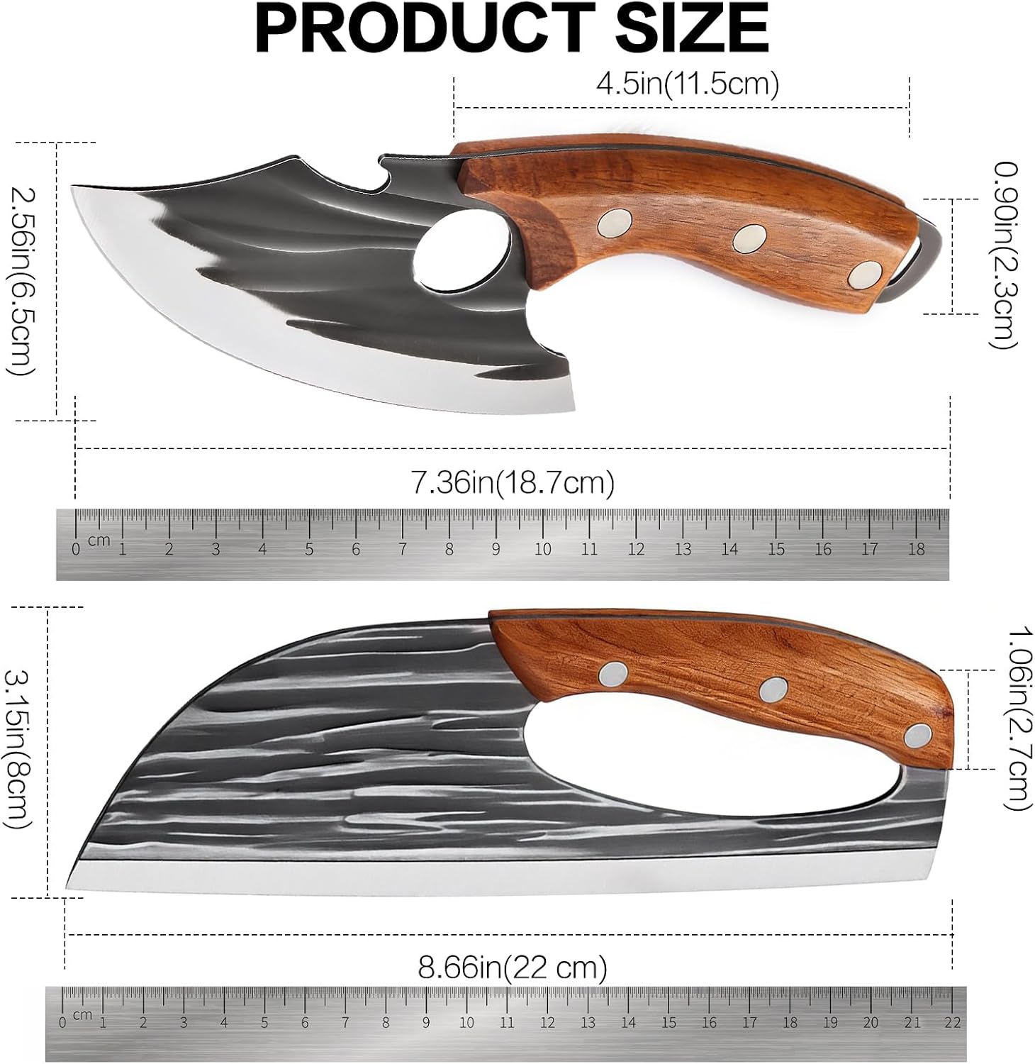 🔪 Hand-Forged Kitchen Knife Set ✨ 🧑‍🍳 Razor-Sharp • Premium Craftsmanship • Durable High-Carbon Steel • Built for Every Kitchen 🍽️