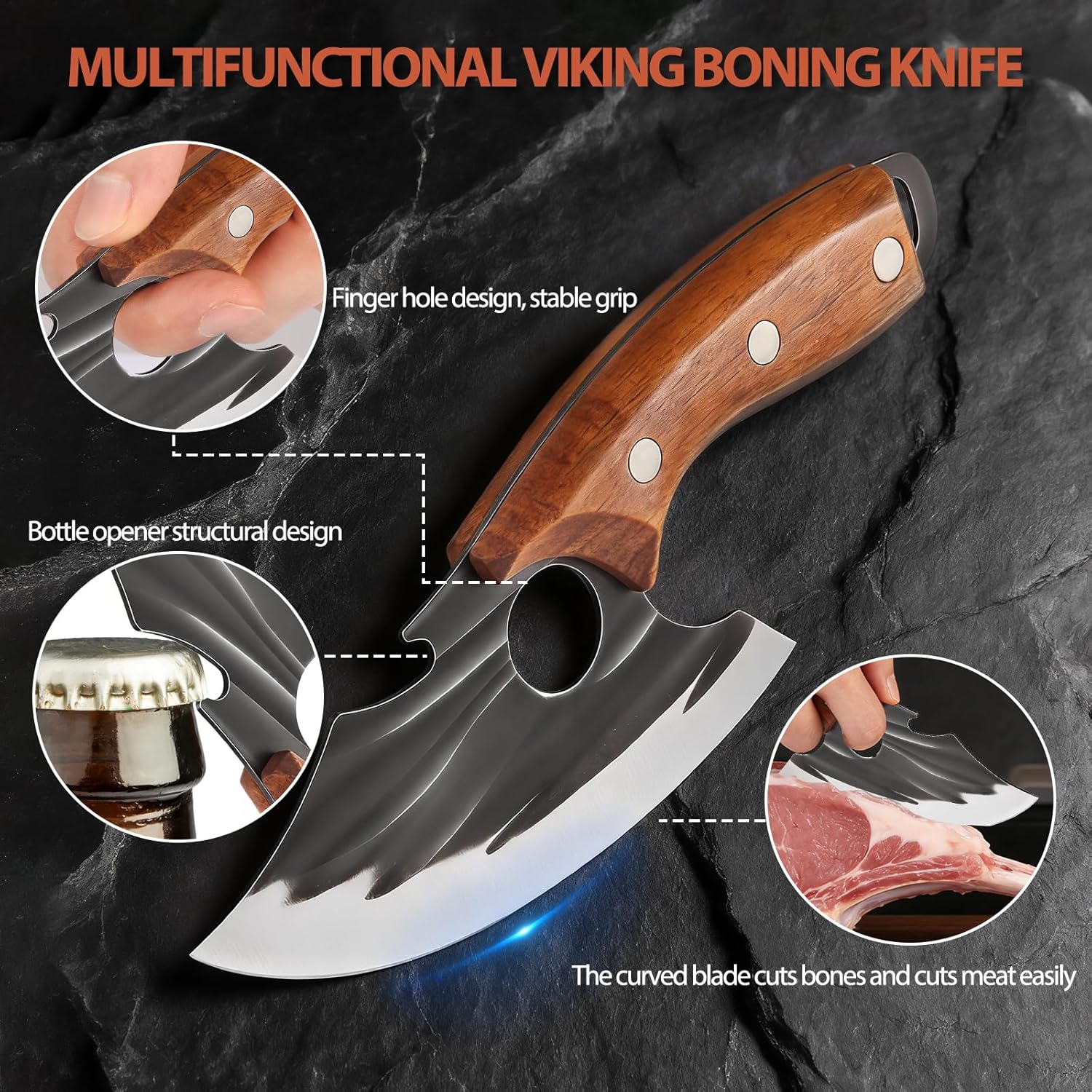 🔪 Hand-Forged Kitchen Knife Set ✨ 🧑‍🍳 Razor-Sharp • Premium Craftsmanship • Durable High-Carbon Steel • Built for Every Kitchen 🍽️