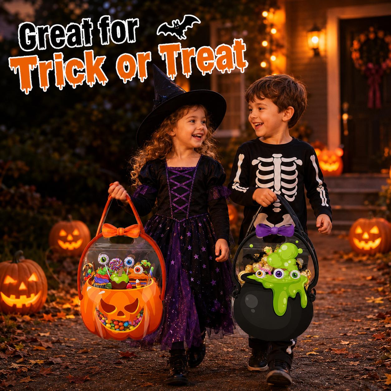 🔥Last Day 70% OFF - 🎃Halloween Plastic Goodie Bags