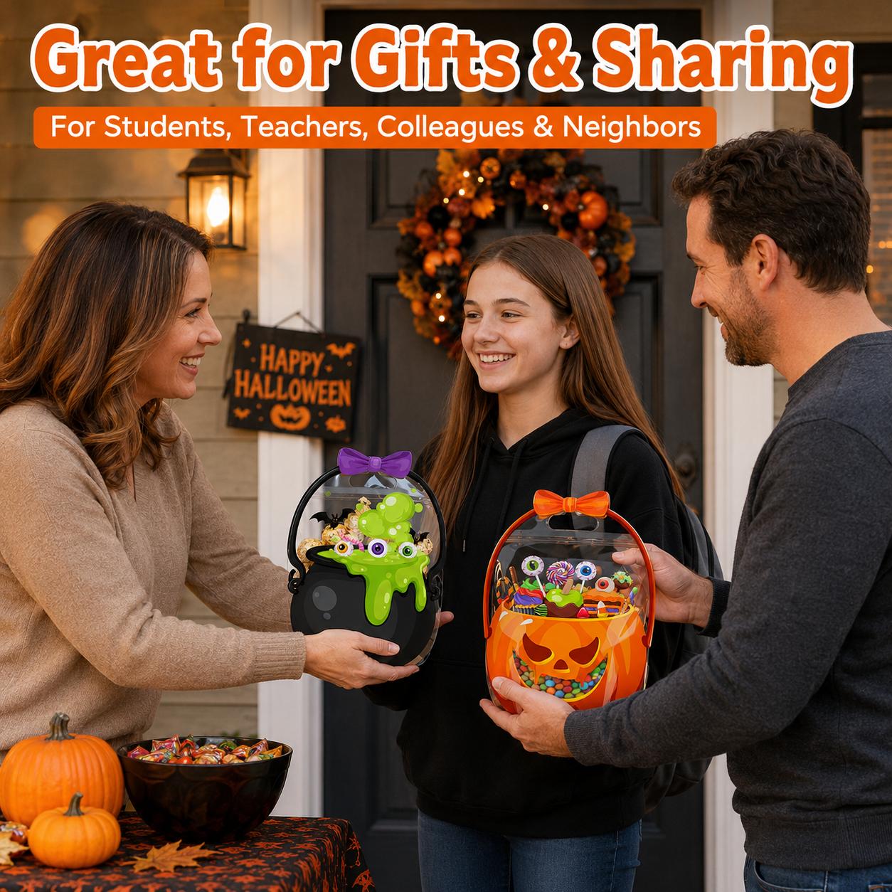🔥Last Day 70% OFF - 🎃Halloween Plastic Goodie Bags