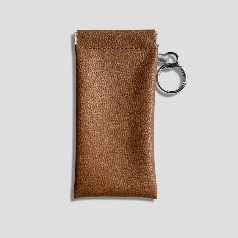 🕶️ Soft PU Leather Sunglasses Case – Protective Eyeglasses Pouch with Elastic Opening