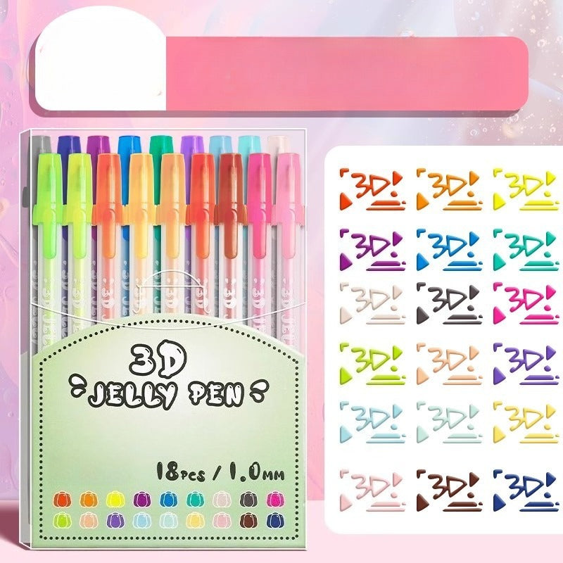 ✨ Vibrant 3D Raised Ink Pens – Create Bold, Textured Designs