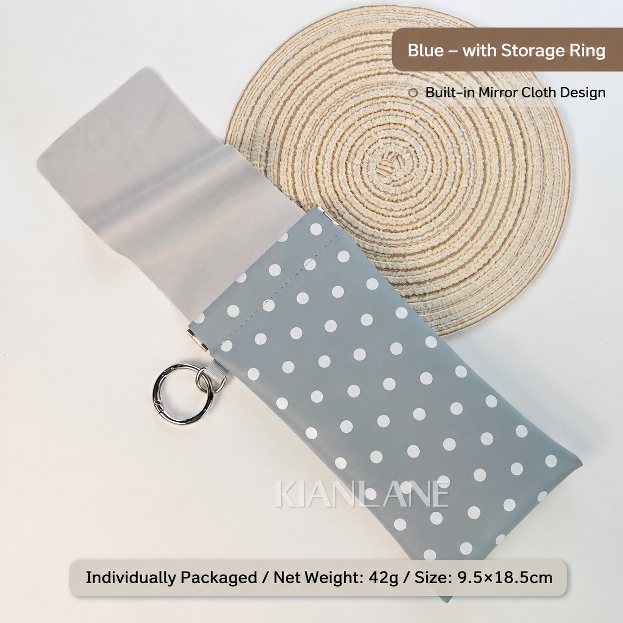 🕶️ Soft PU Leather Sunglasses Case – Protective Eyeglasses Pouch with Elastic Opening
